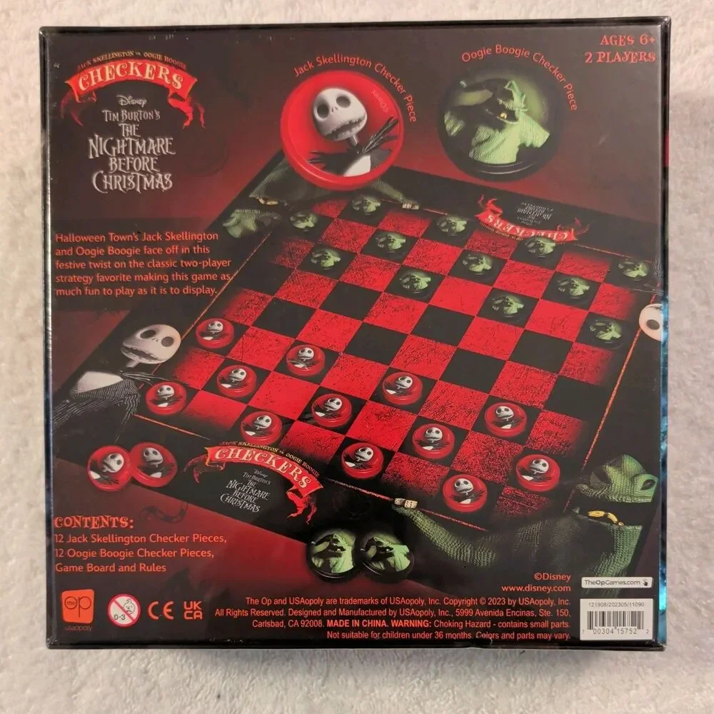 CHECKERS: Disney Tim Burton's The Nightmare Before Christmas